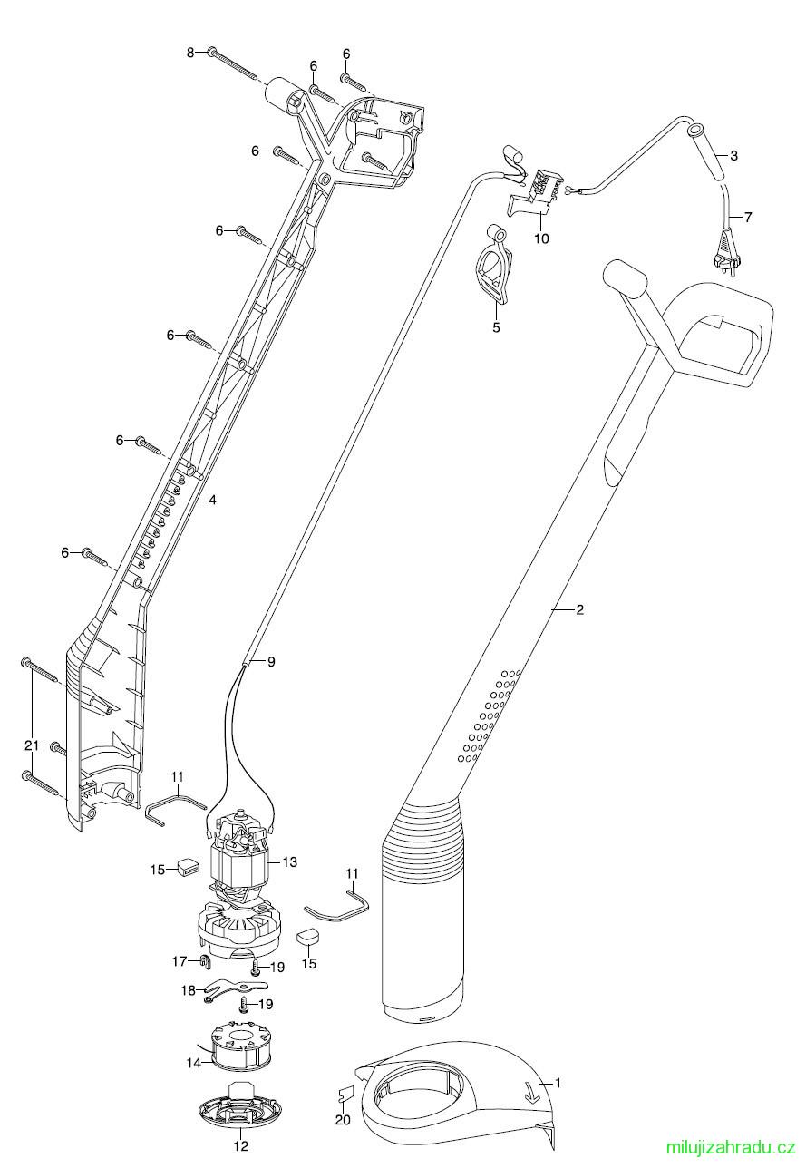 GARDENA Turbotrimmer smallCut (č.v. 2401)