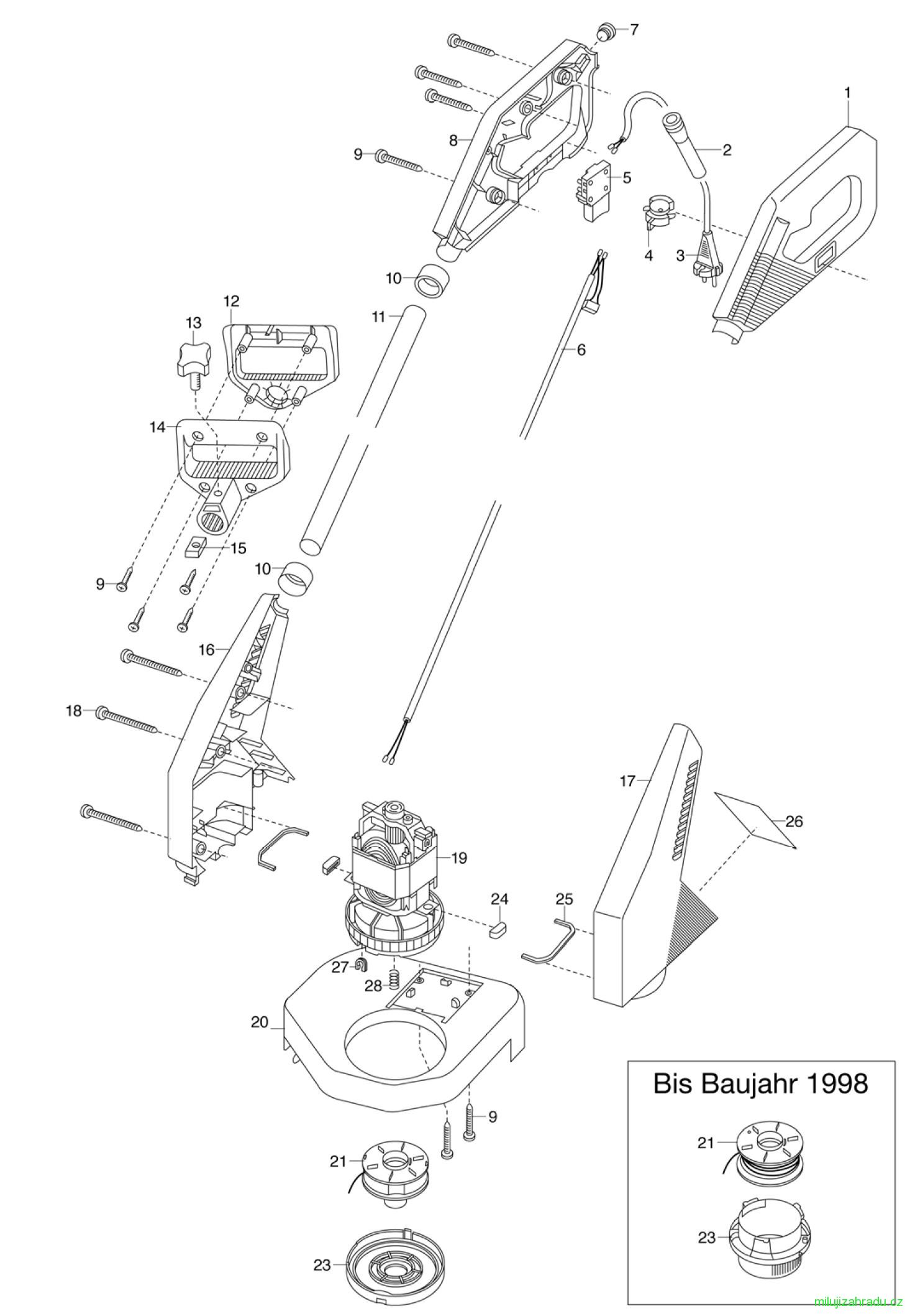 GARDENA Turbotrimmer 350 (č.v. 2555)