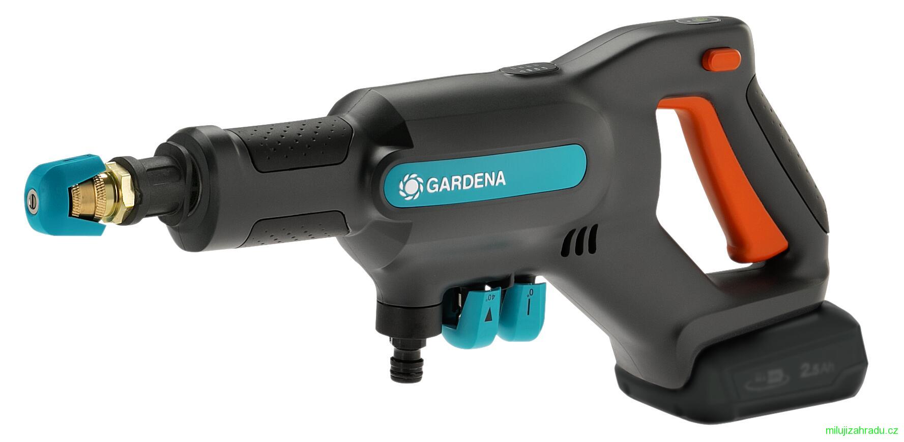 GARDENA akumulátorový středotlaký čistič AquaClean 24/18V P4A - sada