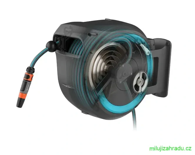 GARDENA RollUp L nástěnný box na hadici 30 m, tyrkysový