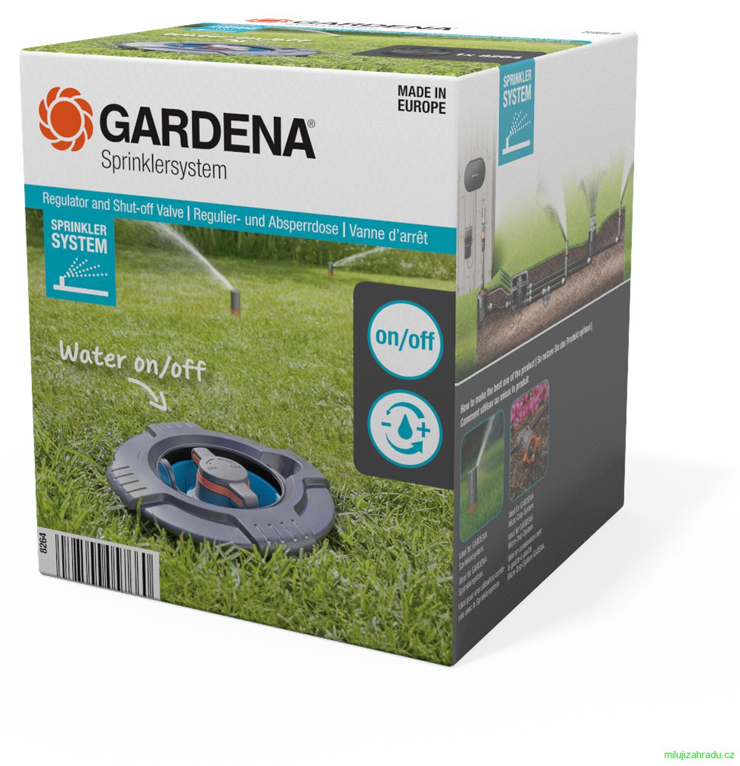 GARDENA regulační a uzavírací ventil