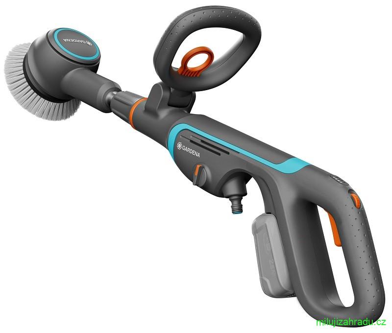 GARDENA akumulátorový multi čistič AquaBrush Compact bez akumulátoru