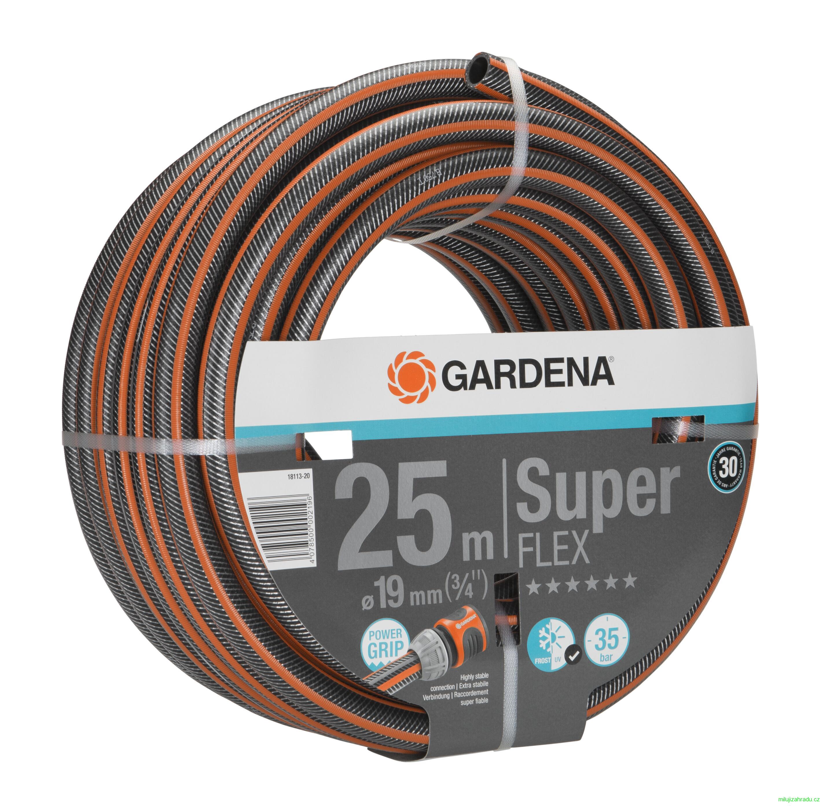 GAARDENA hadice SuperFLEX Premium, 19 mm 3/4", 25 m
