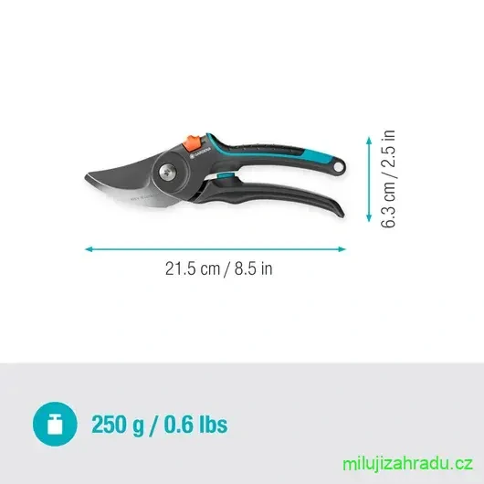 GARDENA zahradní nůžky PremiumCut Pro na čerstvé dřevo