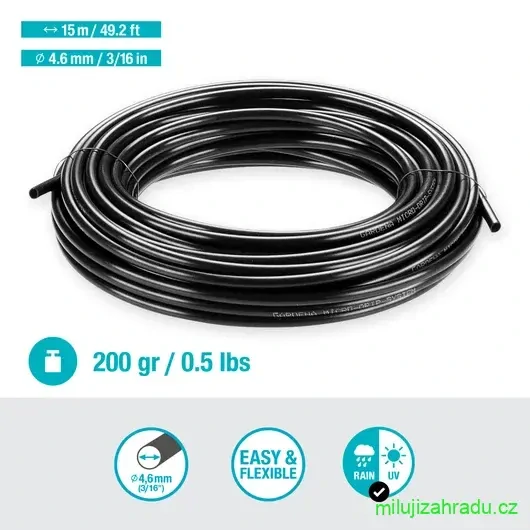 GARDENA trubka rozdělovací 4,6 mm, 15 m