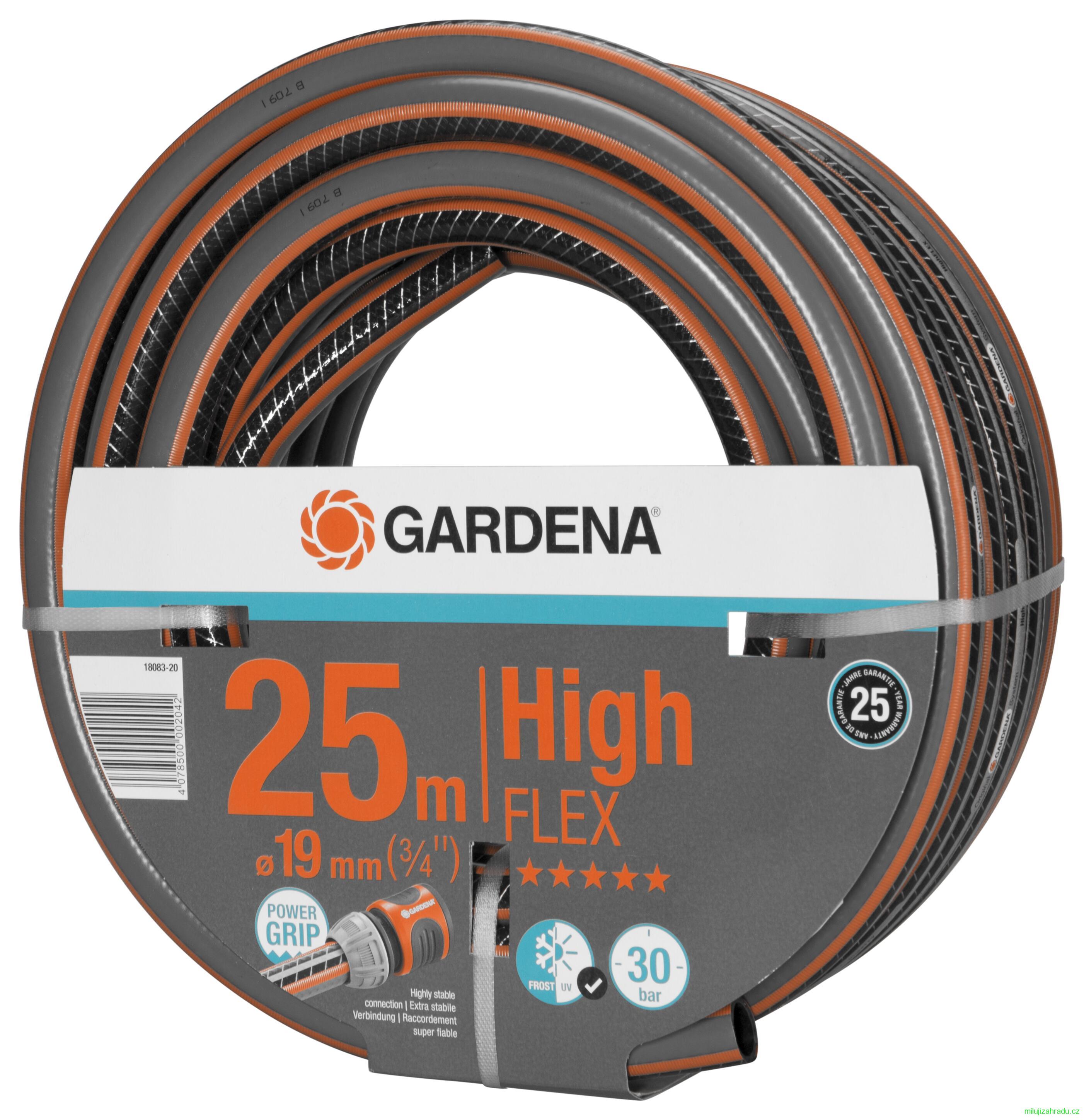 GARDENA hadice HighFLEX Comfort, 19 mm 3/4", 25 m