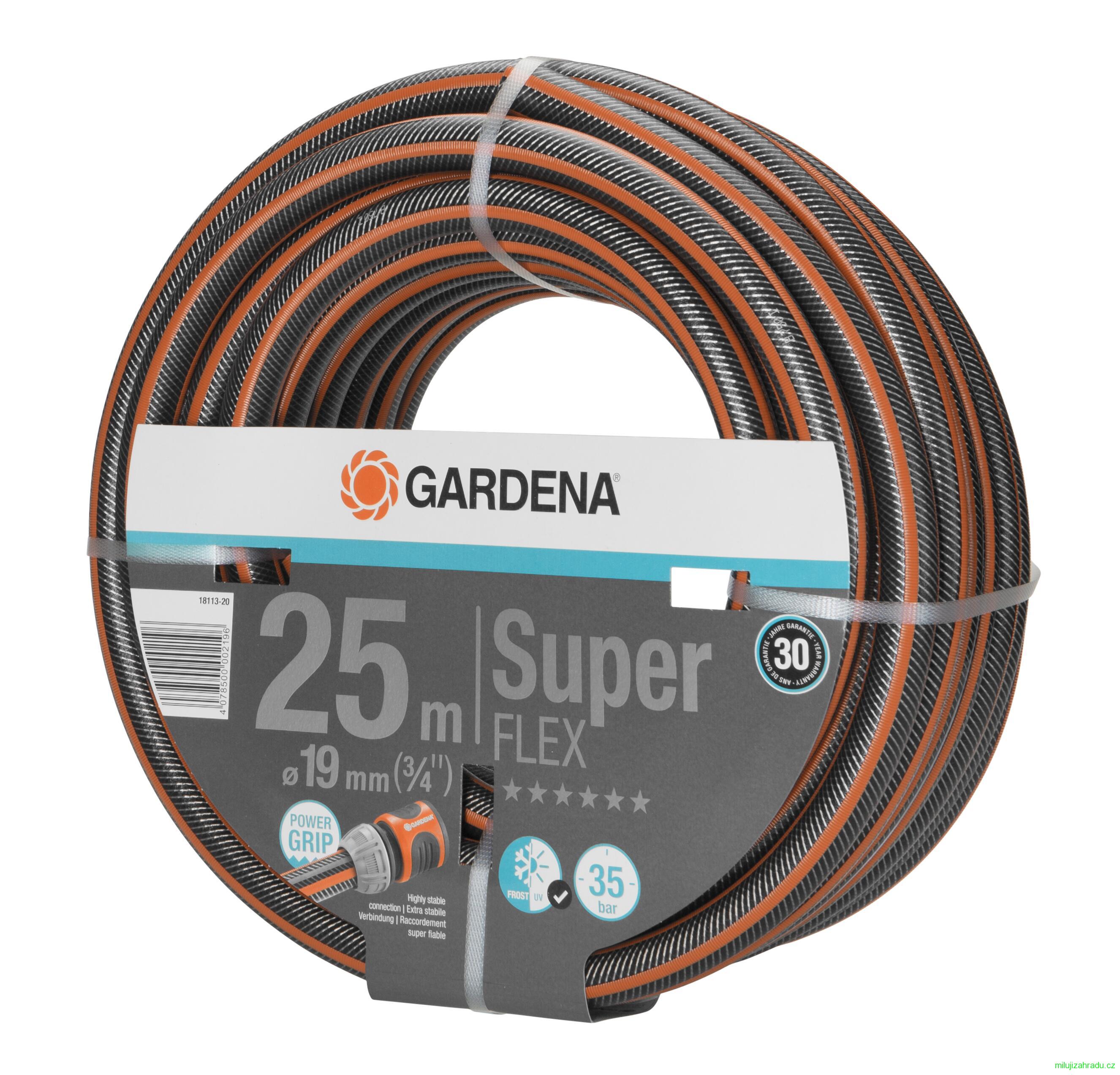 GAARDENA hadice SuperFLEX Premium, 19 mm 3/4", 25 m