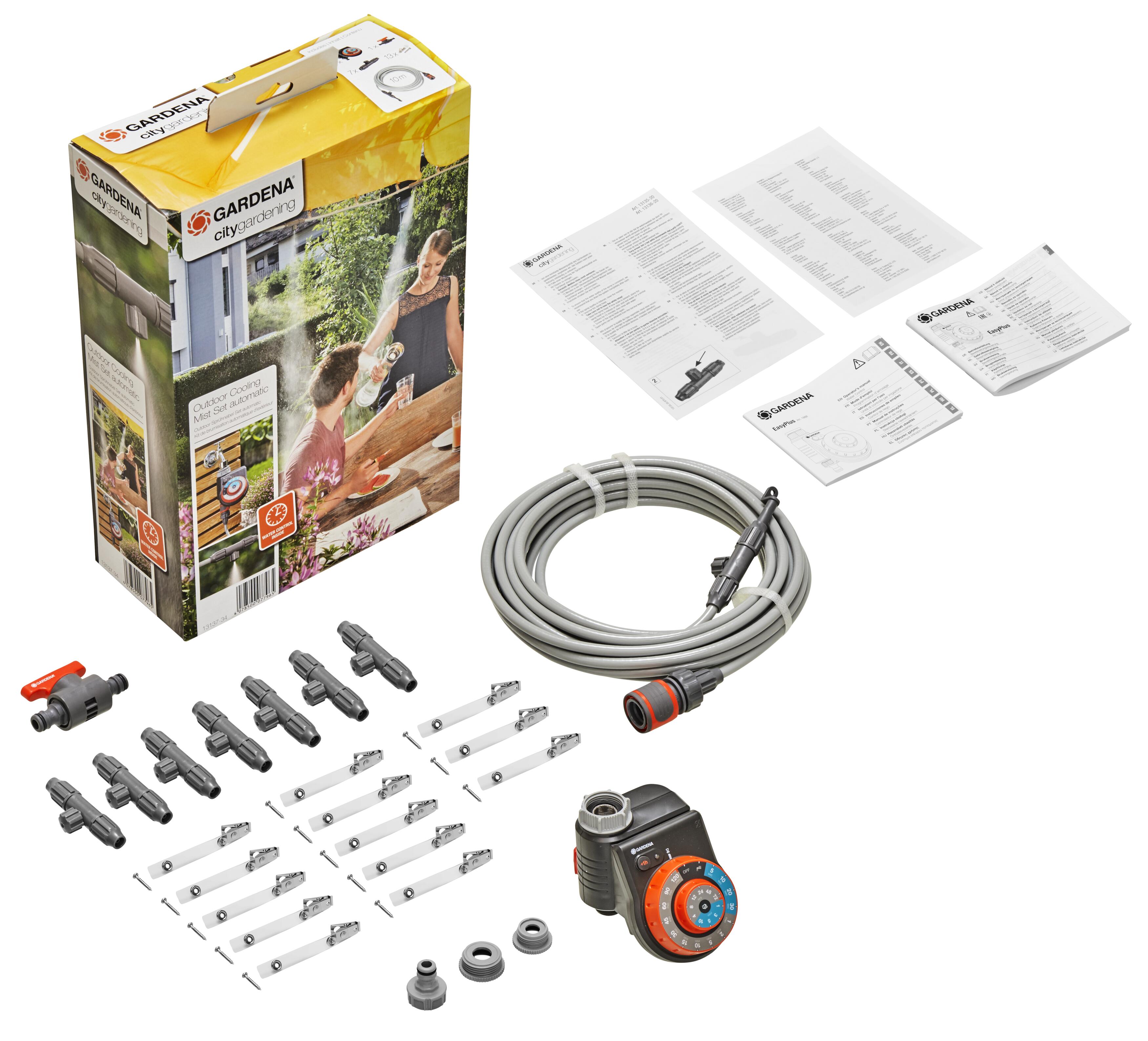 GARDENA city gardening venkovní mlhovací hadice Automatic - sada