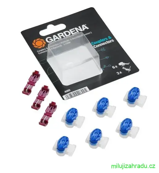 GARDENA spojka 6 ks & konektor 3 ks