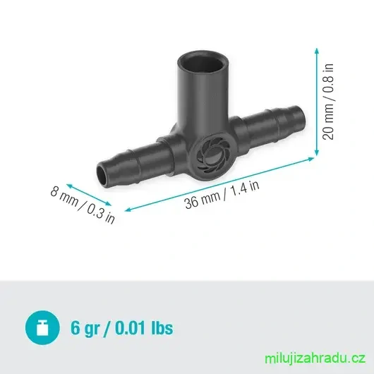 GARDENA T-kus pro rozprašovací trysky 4,6 mm