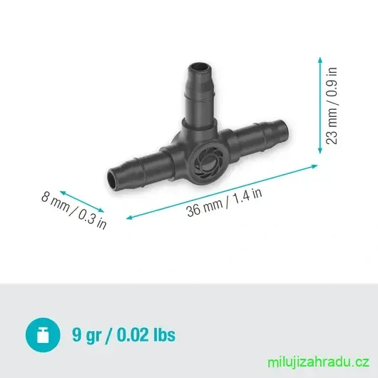 GARDENA T-kus 4,6 mm