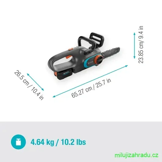 GARDENA akumulátorová řetězová pila PowerSaw 250/18V P4A - set