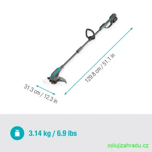 GARDENA akumulátorový vyžínač PowerTrim 30/18V P4A - set