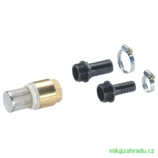 GARDENA sací filtr se zpětnou klapkou 3/4" + 1" kovový 