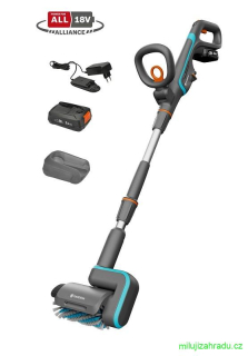GARDENA akumulátorový multi čistič AquaBrush Patio - sada