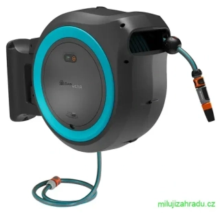 GARDENA PowerRoll XXL nástěnný box na hadici 40 m, tyrkysový (č.v. 18645)