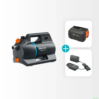 GARDENA akumulátorové zahradní čerpadlo 3000 18V/P4A - set