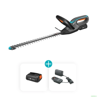 GARDENA akumulátorové nůžky na živý plot EasyCut 45/18V - set